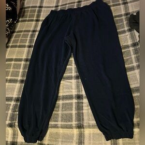 Mens Navy Blue Cozy Jogger Pants - Brand Not Visible